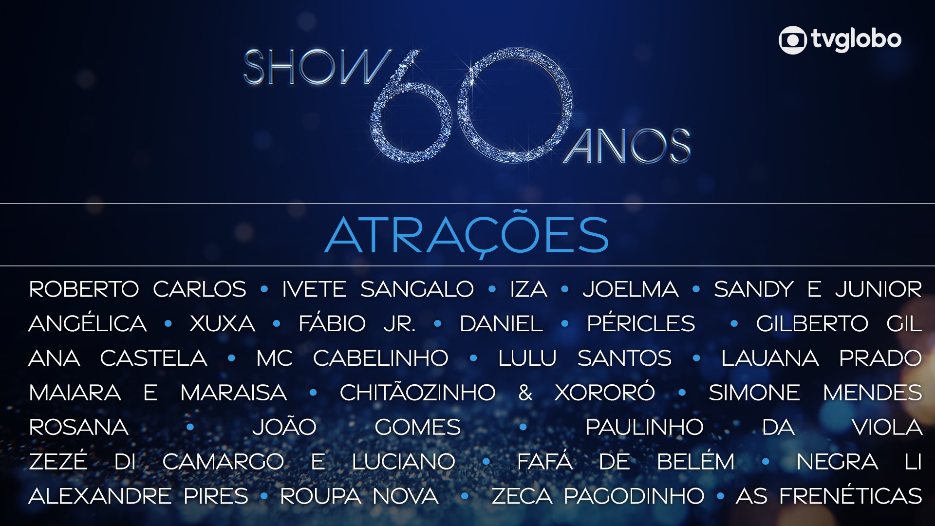 ana-castela,-paulinho-da-viola-e-joao-gomes-estao-no-lineup-do-show-de-60-anos-da-tv-globo
